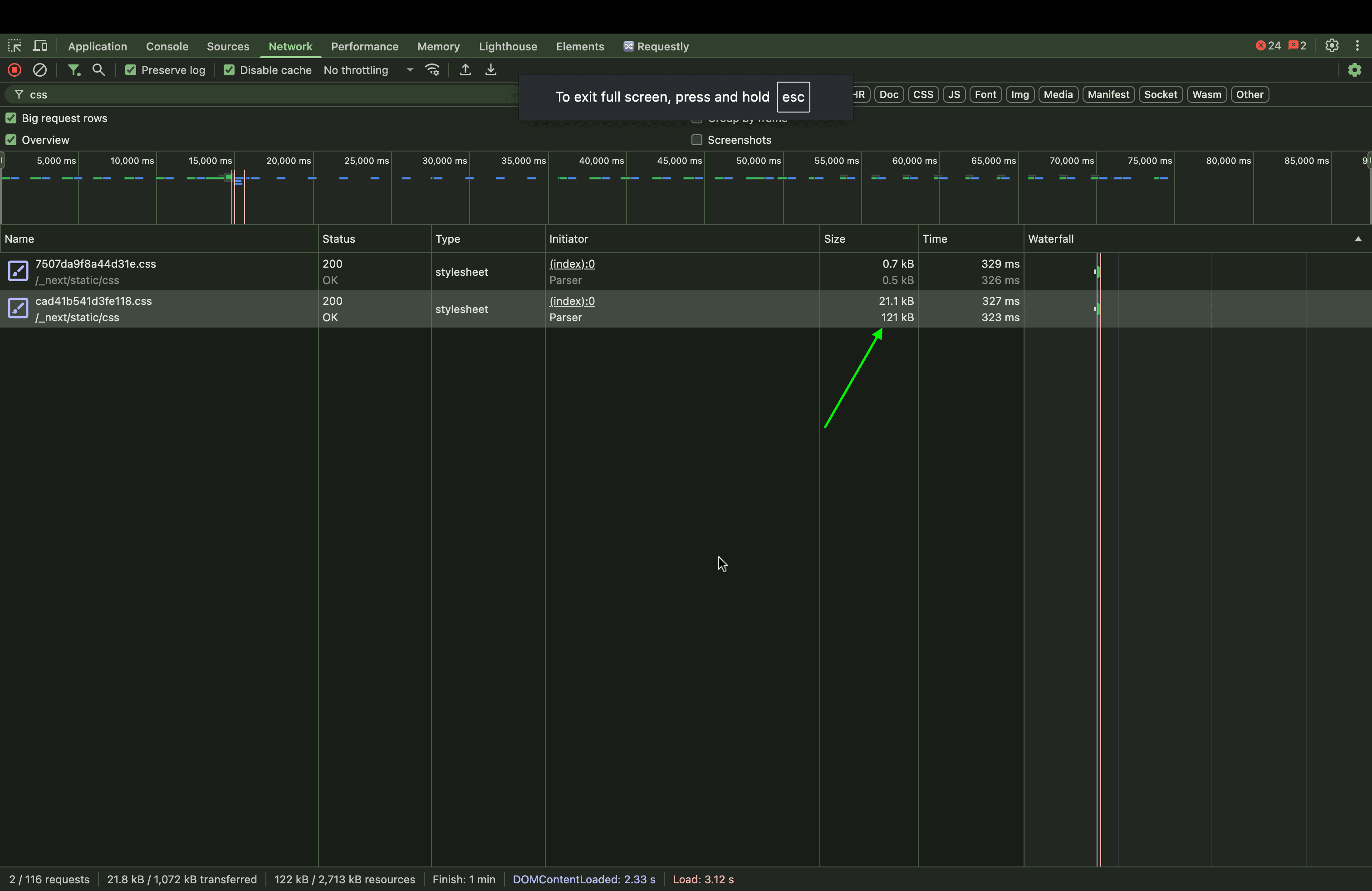 Issue 4 - inspect css file
